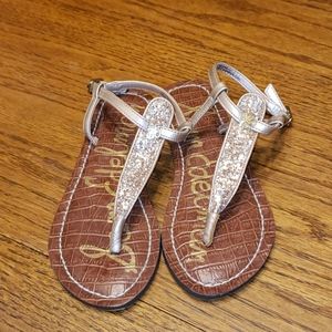Sam Edelman rose gold sandals size 1
